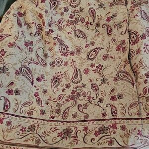 Andrea Vaccaro Floral & Paisley Wrap Skirt Size 14